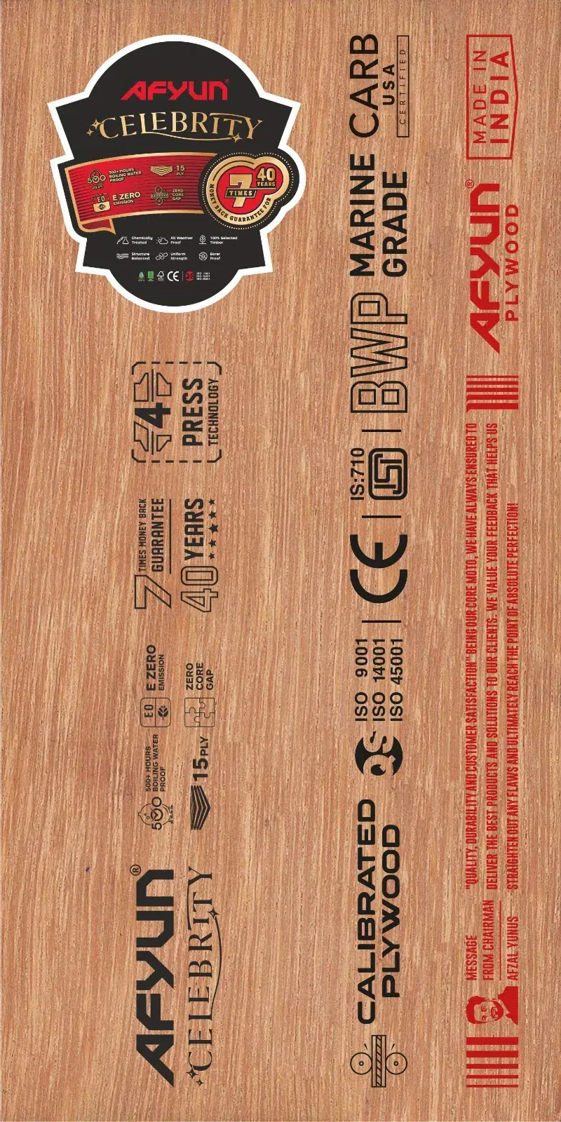 Afyun Celebrity Plywood